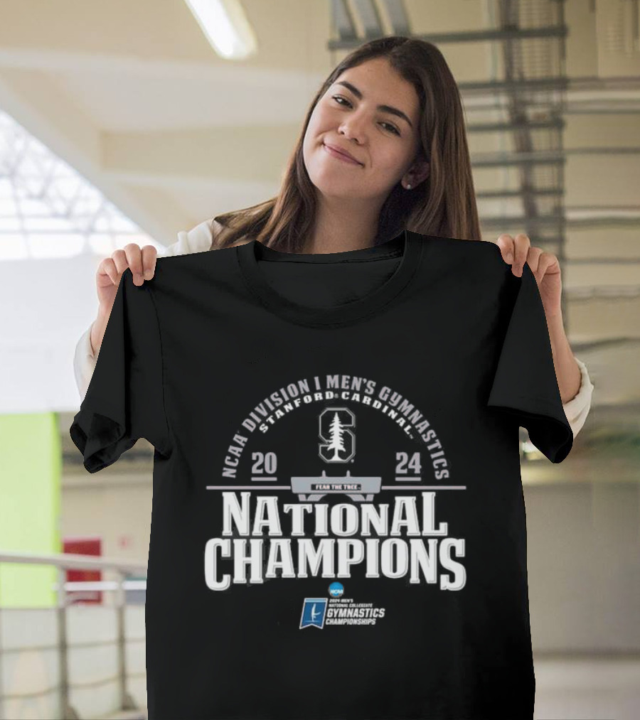 NCAA Division I 2024 Stanford Cardinal Men's Gymnastics National Champions T-Shirt