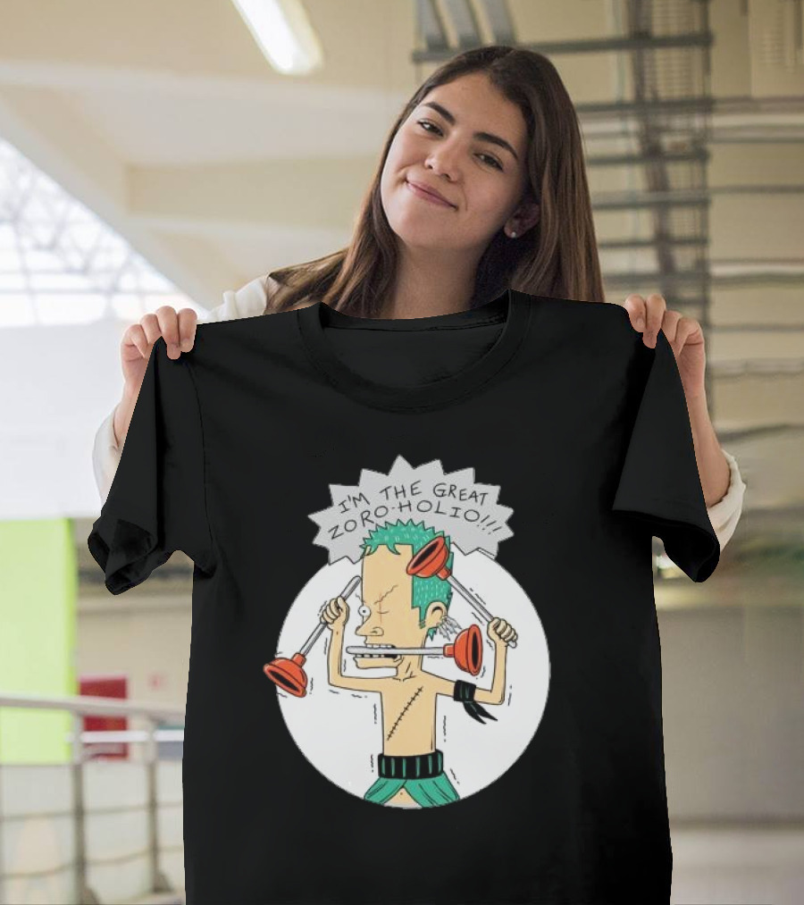 I'm The Great Zoroholio Plunger Warrior Parody Crossover T-Shirt