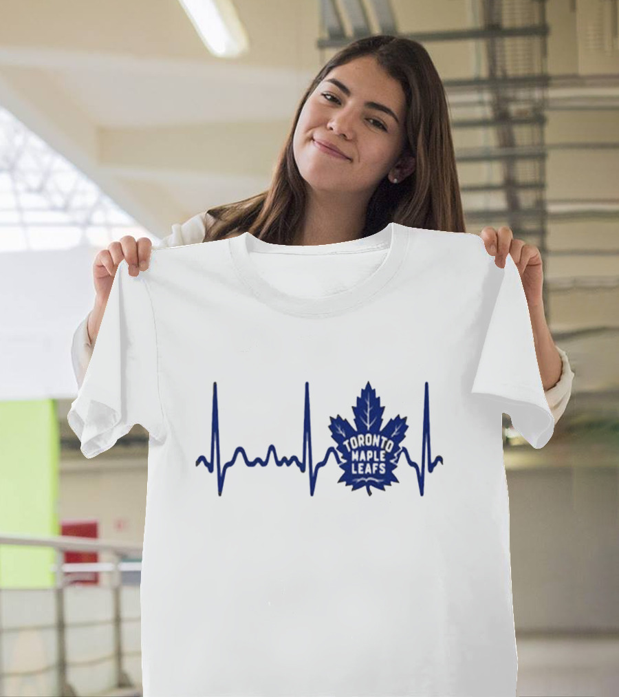 Toronto Maple Leafs Heartbeat T-Shirt