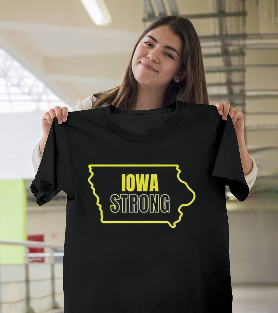 Will Compton Iowa Strong State Outline T-Shirt