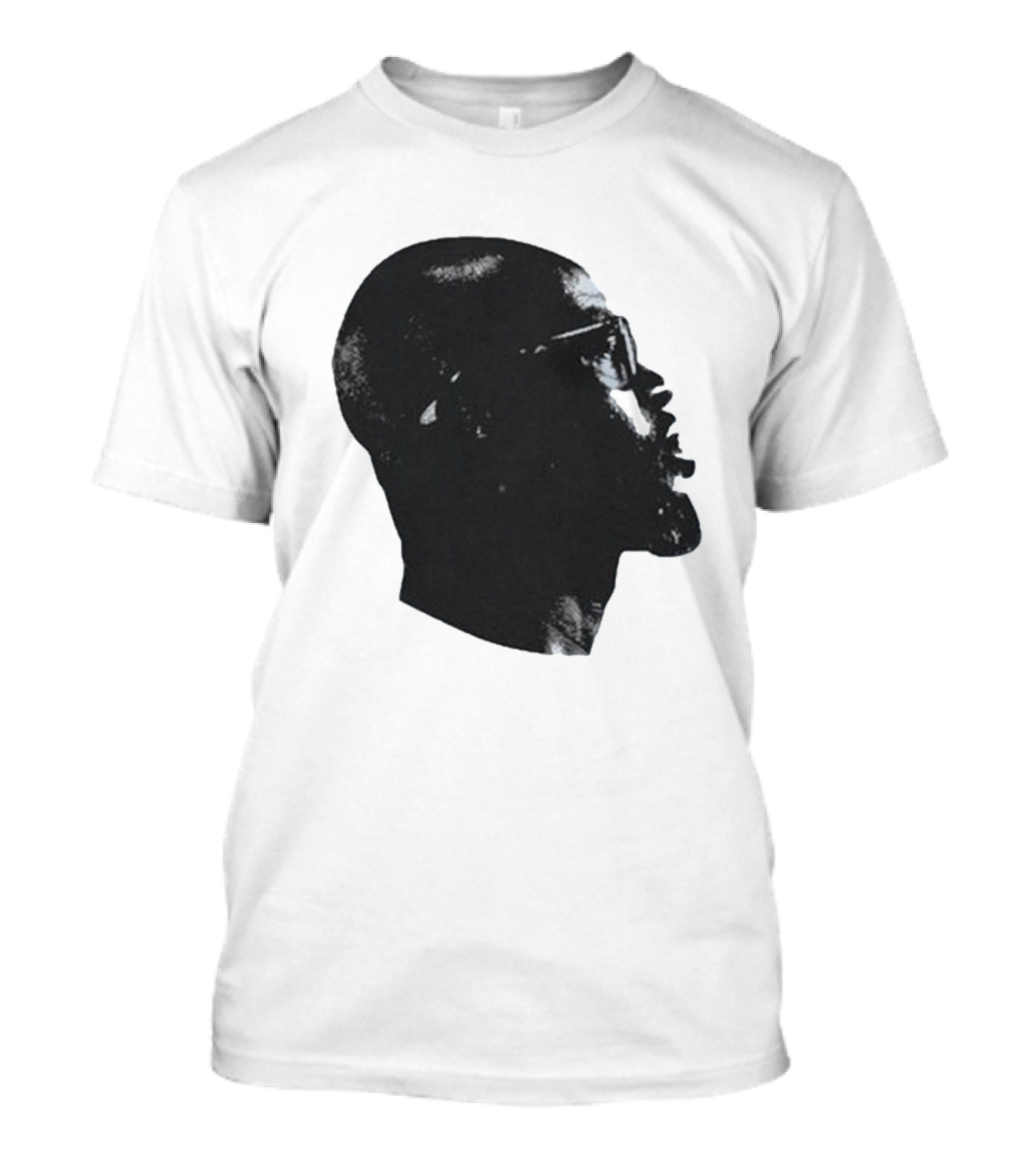 Black Coffee Black On Silhouette Profile T-Shirt