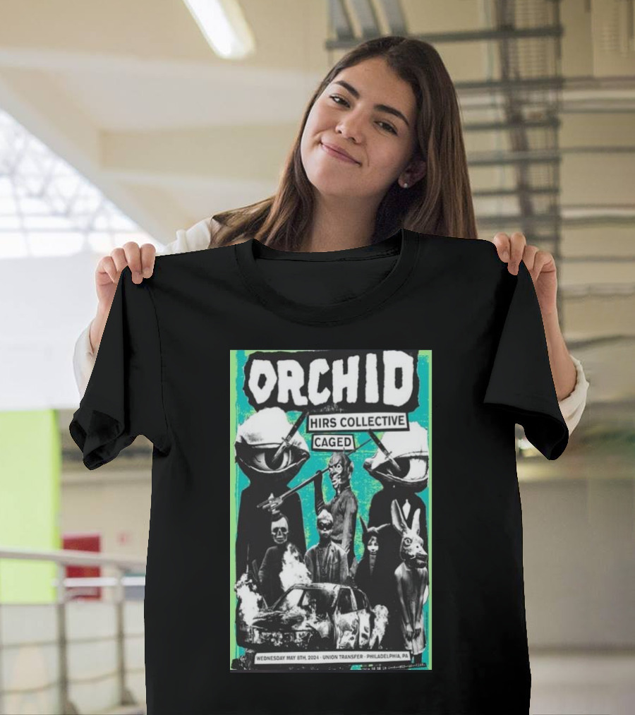 Orchid HIRS Collective Caged May 8 2024 Union Transfer Philadelphia PA T-Shirt