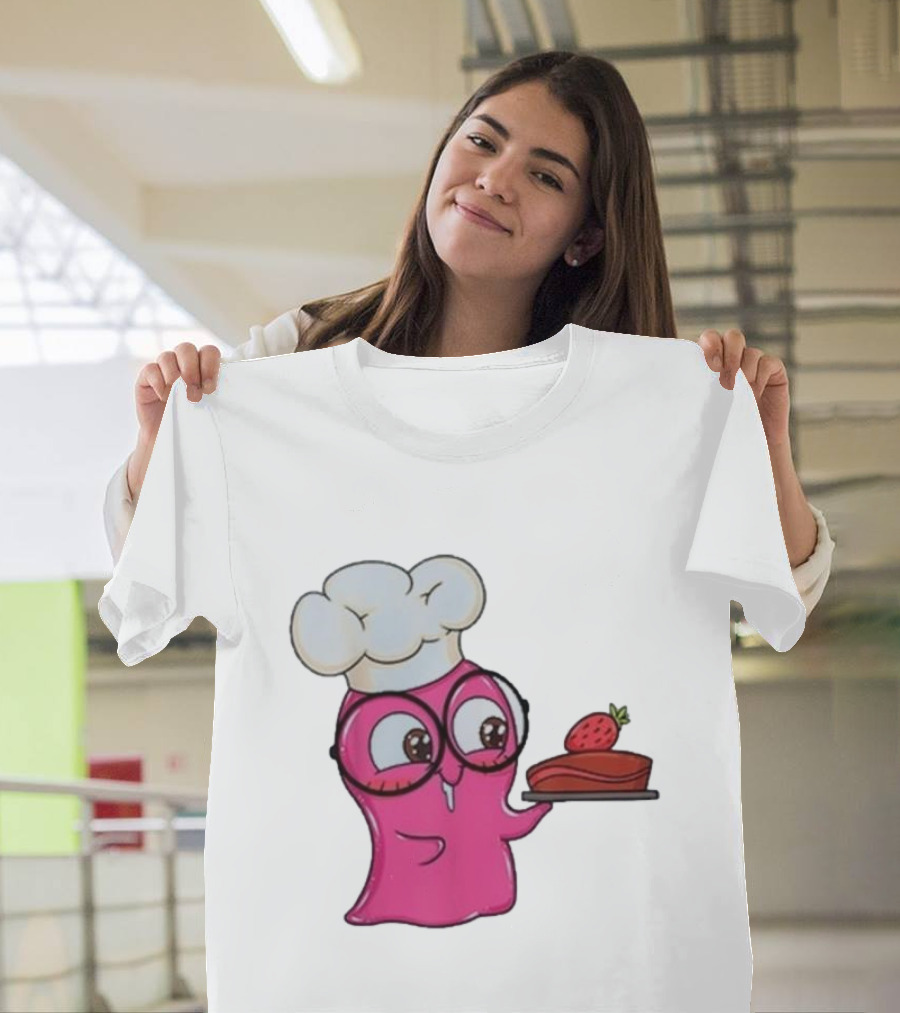 Slime Sam Chef with Cake and Strawberry T-Shirt