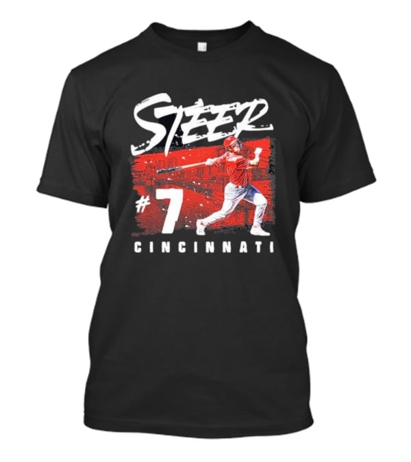 Spencer Steer Cincinnati Relentless Spirit Grunge #7 T-Shirt
