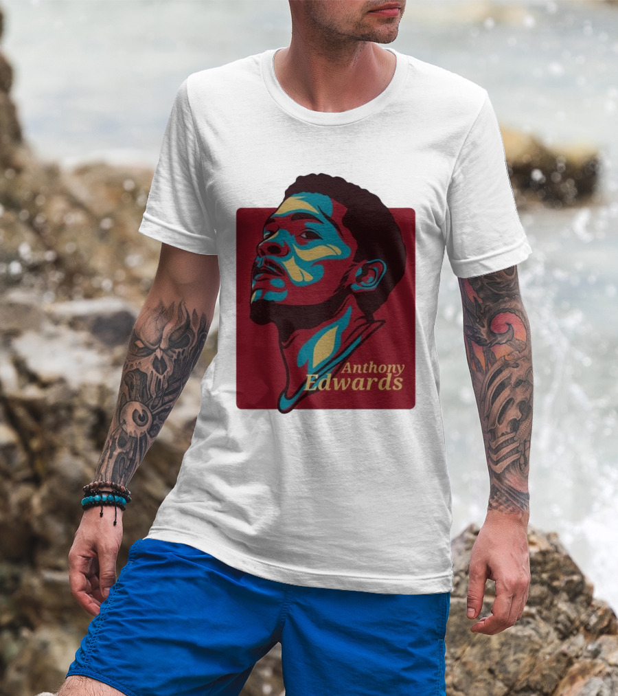 Anthony Edwards NBA Minnesota Timberwolves Basketball Player T-Shirt