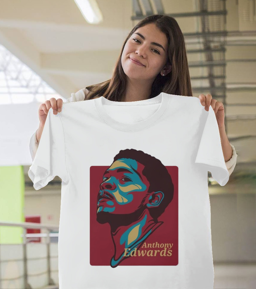 Anthony Edwards NBA Minnesota Timberwolves Basketball Player T-Shirt