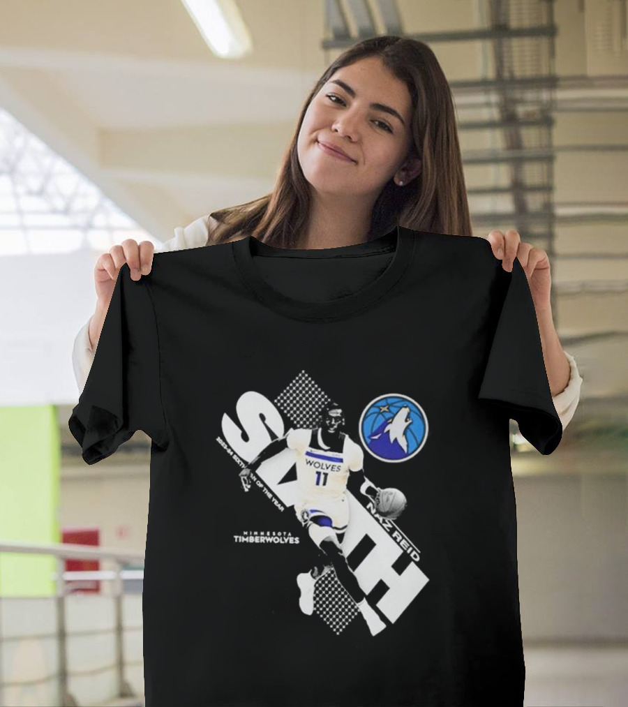 Naz Reid Sixth Man Minnesota Timberwolves Basketball Wolves T-Shirt