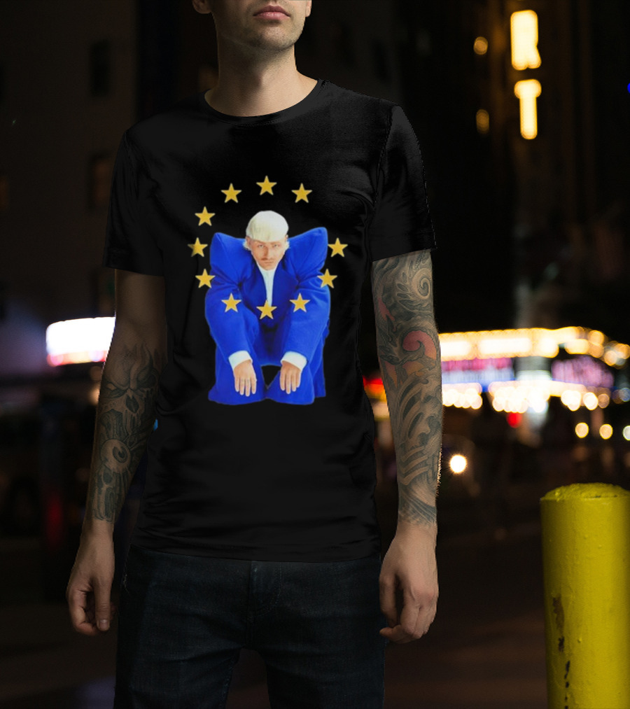 Justice For Joost Klein Blue Suit Stars European Unity T-Shirt