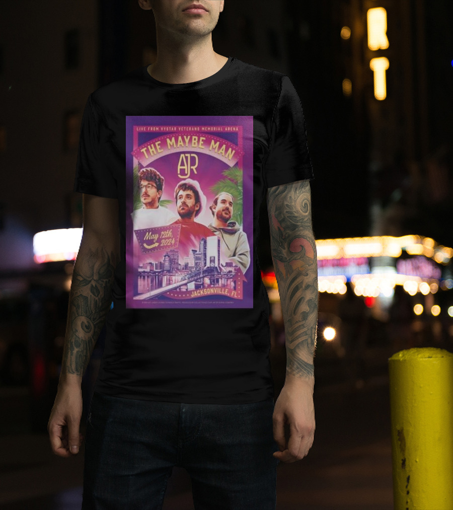 Live From Vystar Veterans Memorial Arena The Maybe Man Ajr Jacksonville FL May 12Th T-Shirt