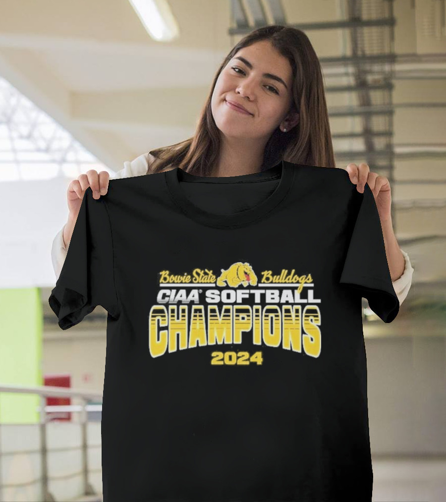 Bowie State Bulldogs CIAA Softball Champions T-Shirt