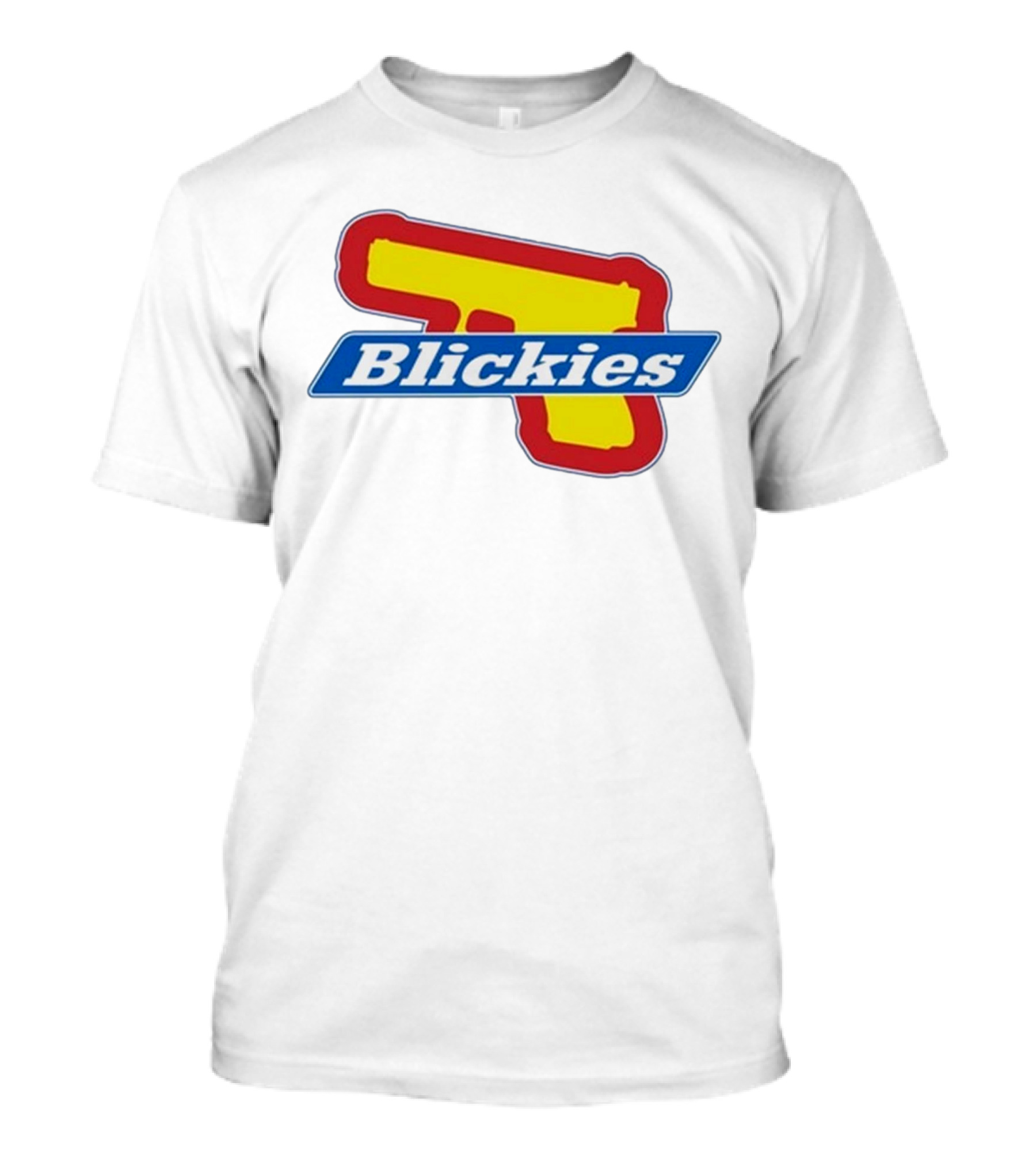 Blickies Gun Icon Logo 10Cellphones T-Shirt