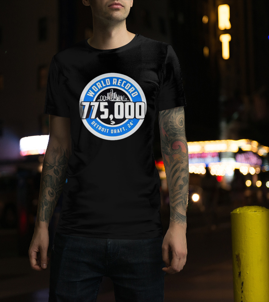 World Record 775000 Detroit Draft 24' T-Shirt