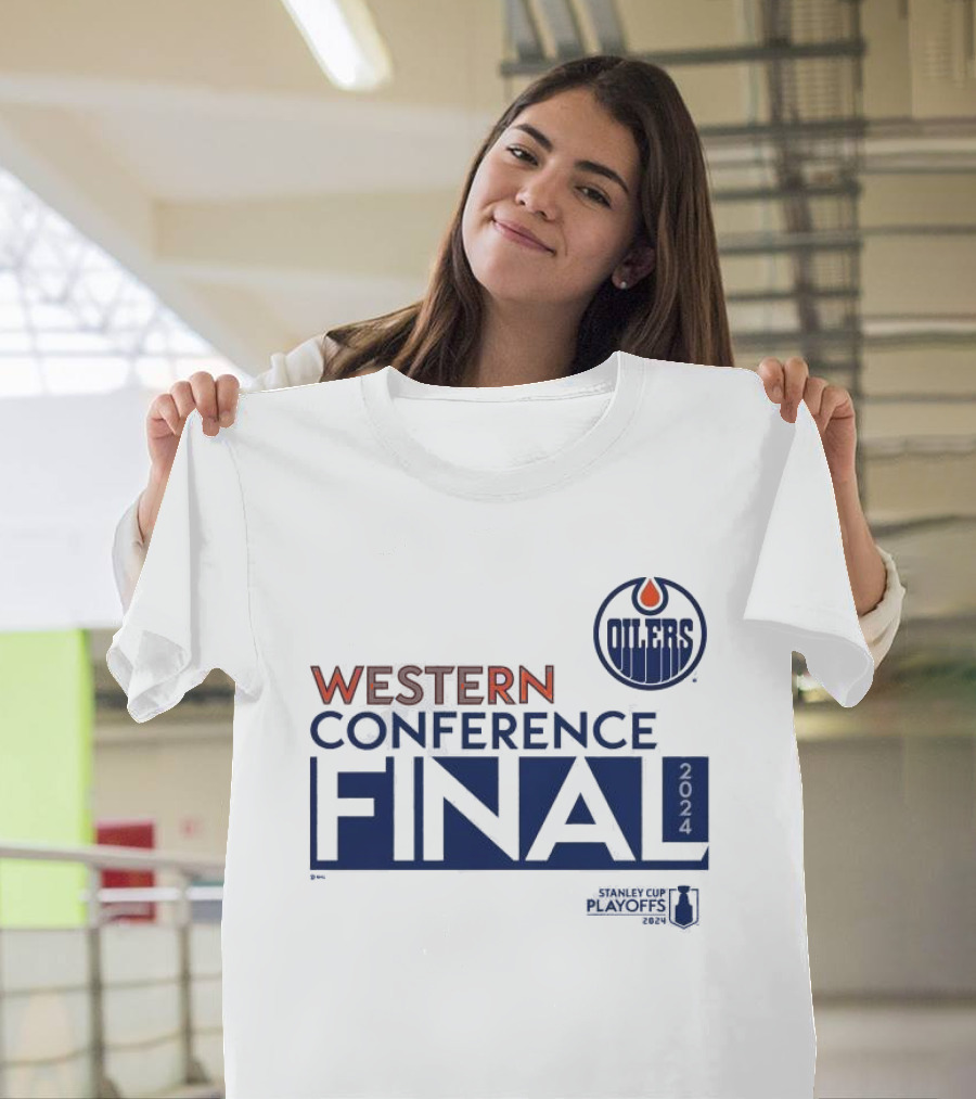 Edmonton Oilers 2024 Western Conference Final Stanley Cup Playoffs T-Shirt