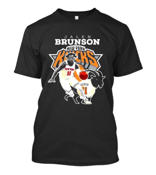 Jalen Brunson New York Knicks Goat Player T-Shirt