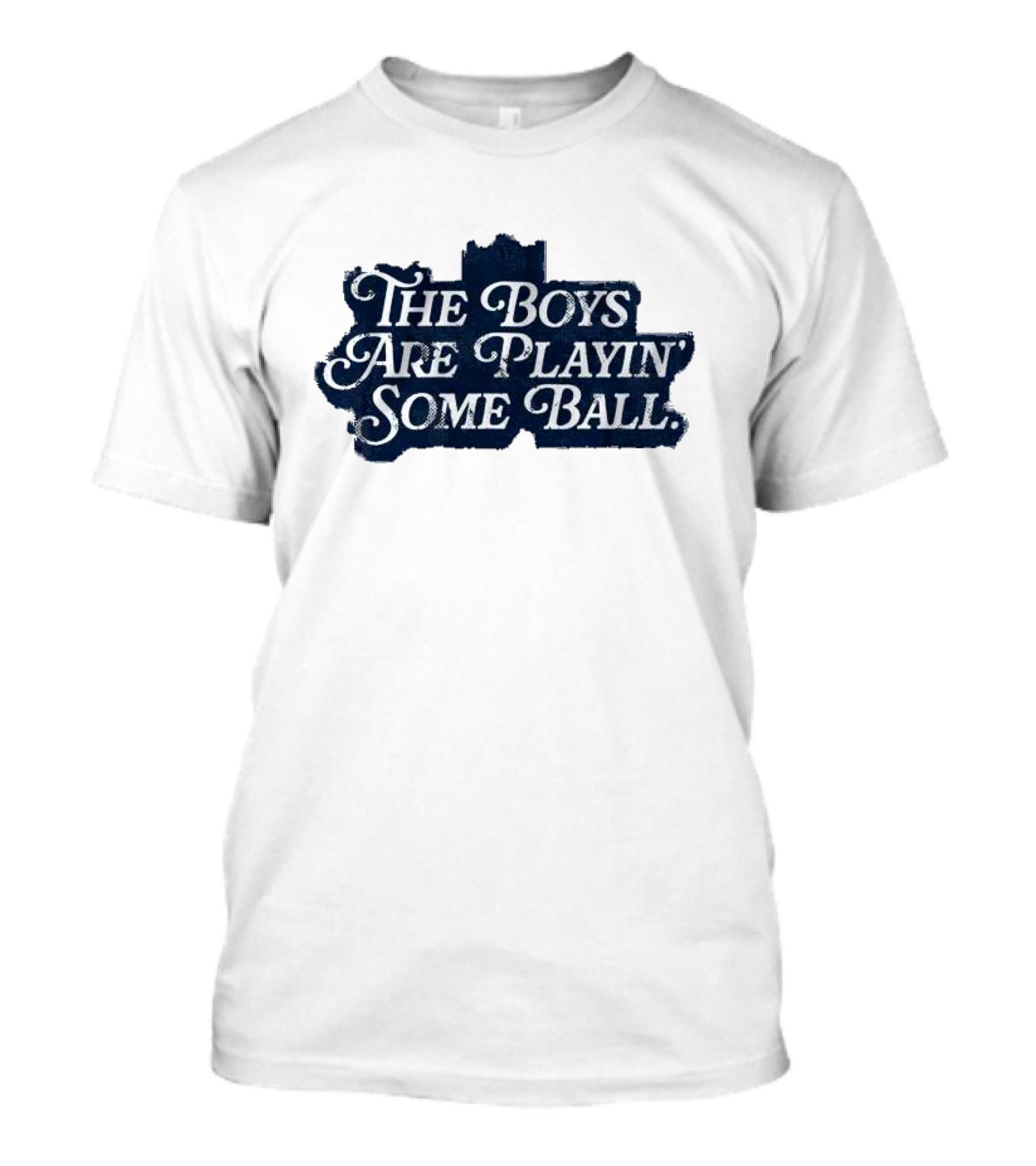 The Boys Are Playin’ Some Ball Vintage Style Retro Look T-Shirt