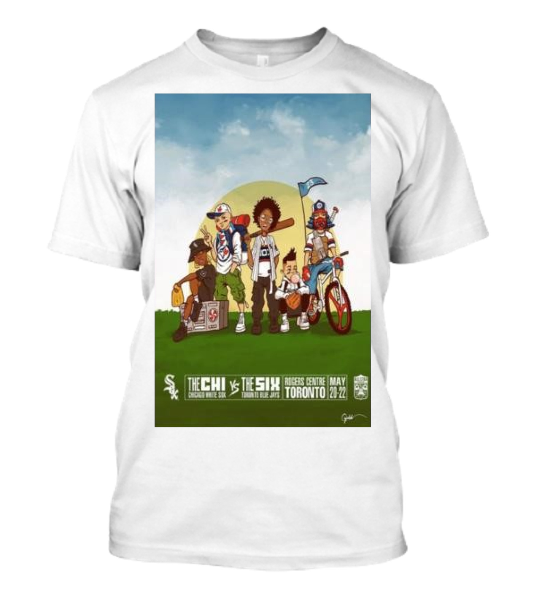 Chicago White Sox Vs Toronto Blue Jays Rogers Centre May 20-22 2024 The Chi Vs The Six T-Shirt