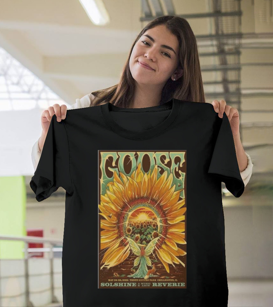 Goose Show May 24-26 2024 Three Sisters Park Solshine A Music Revere T-Shirt