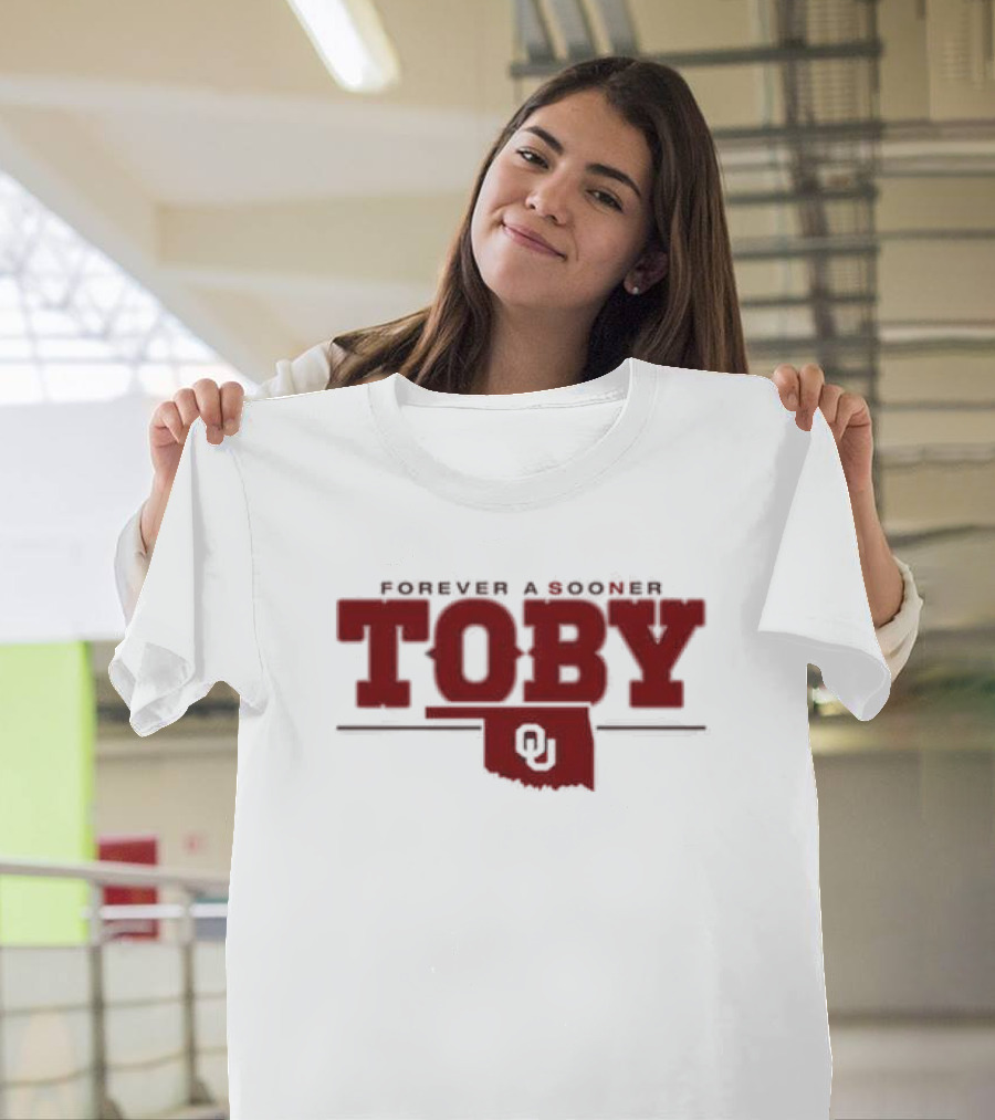 Toby Forever a Sooner Oklahoma Map OU T-Shirt