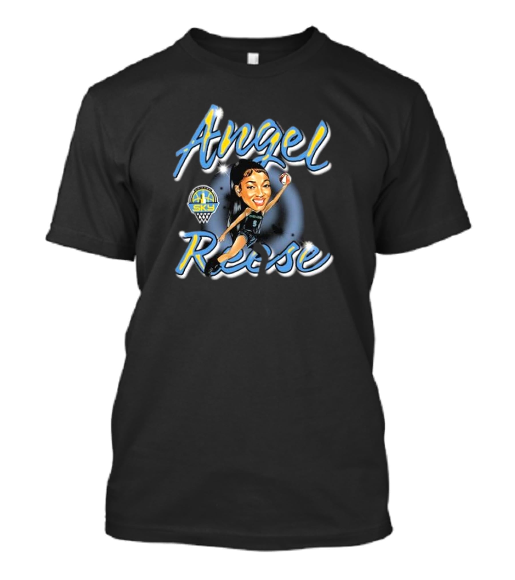 Angel Reese Sky Basketball Figurine T-Shirt