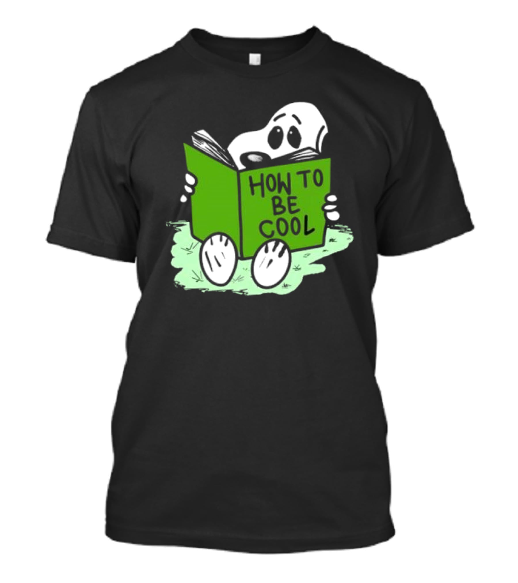 Snoopy Reading How To Be Cool Book Peanuts Comic Strip T-Shirt