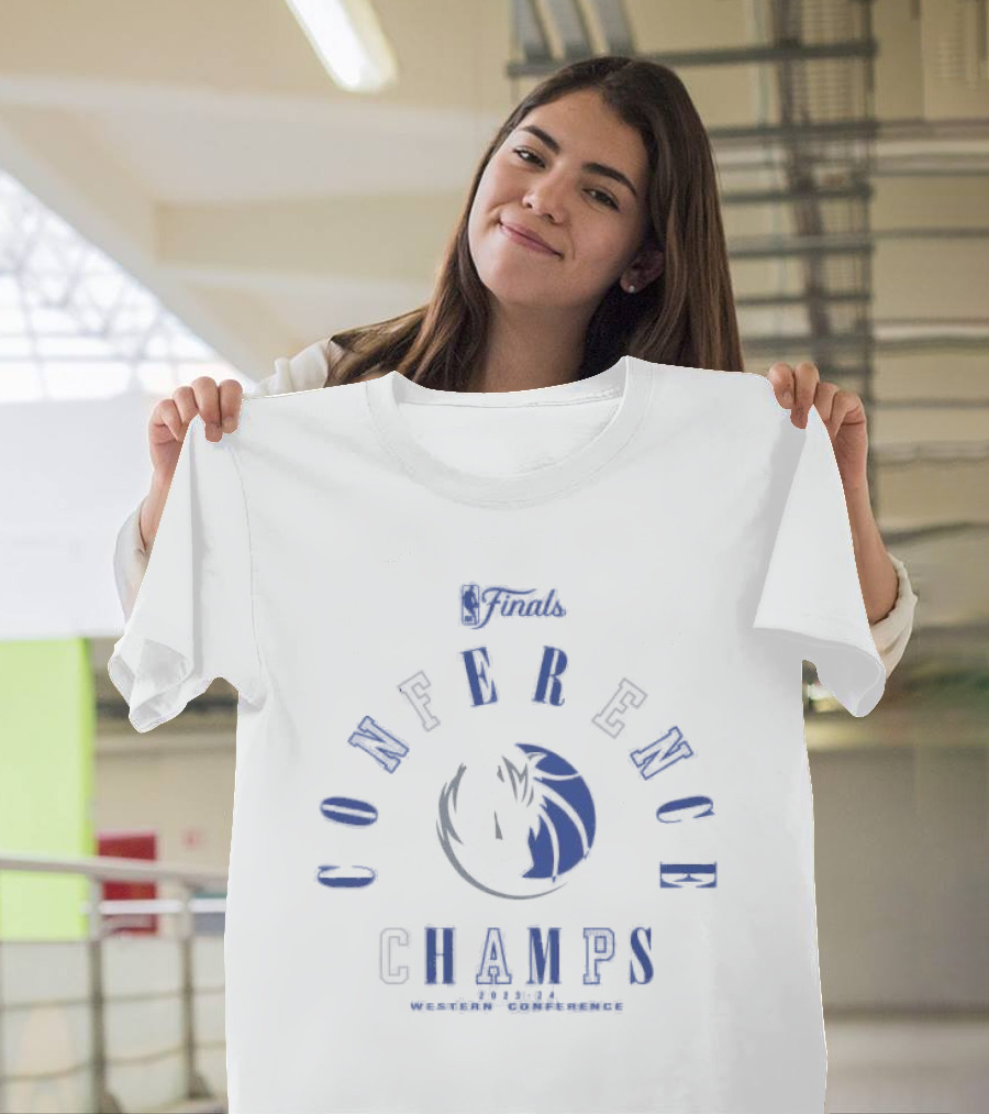 NBA Finals Western Conference Champs 2023-24 Dallas Mavericks T-Shirt