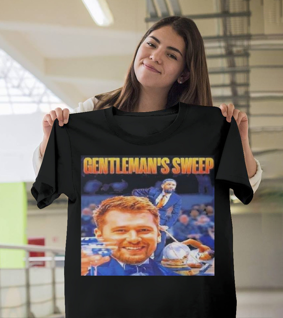 Gentleman's Sweep Dallas Mavericks Luka Doncic Kyrie Irving P.J. Washington Western Conference Champions T-Shirt