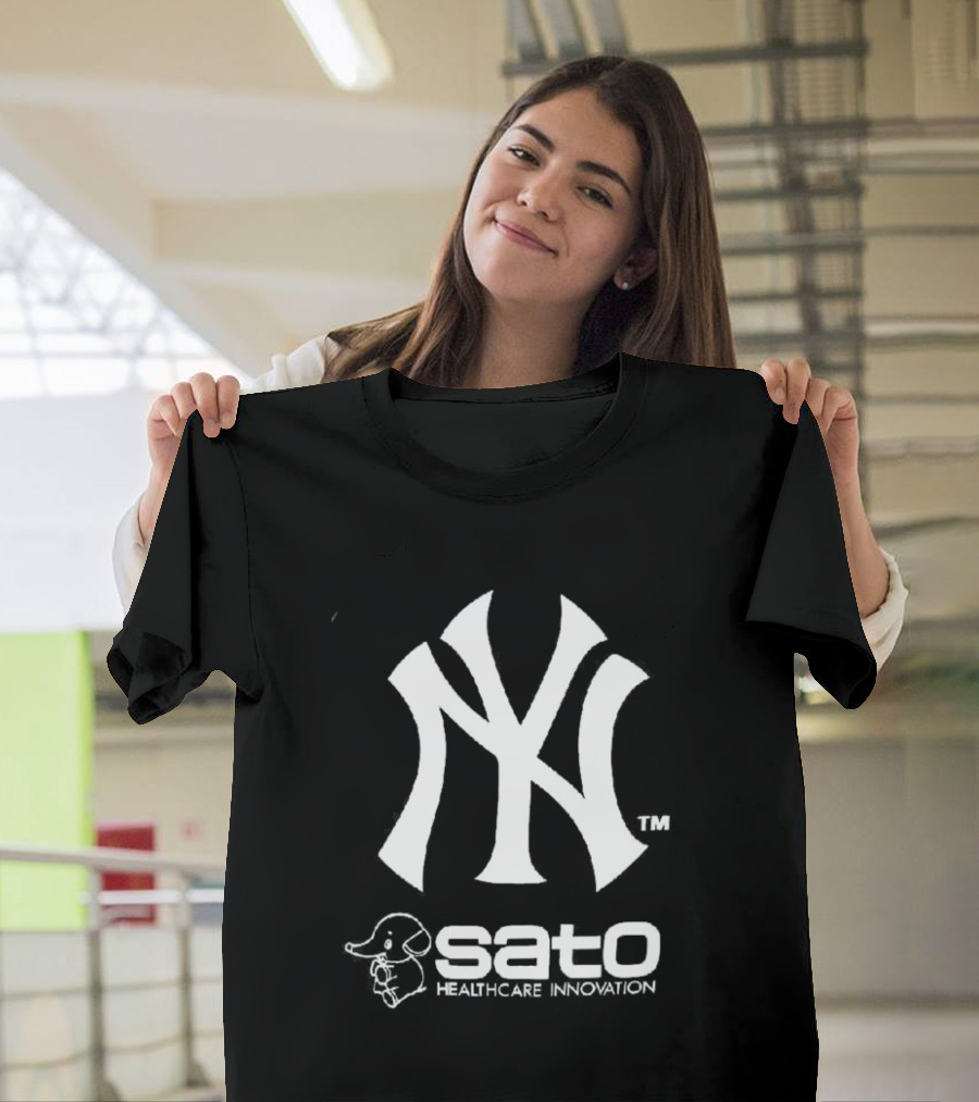 New York Yankees Sato Healthcare Innovation Collaboration T-Shirt