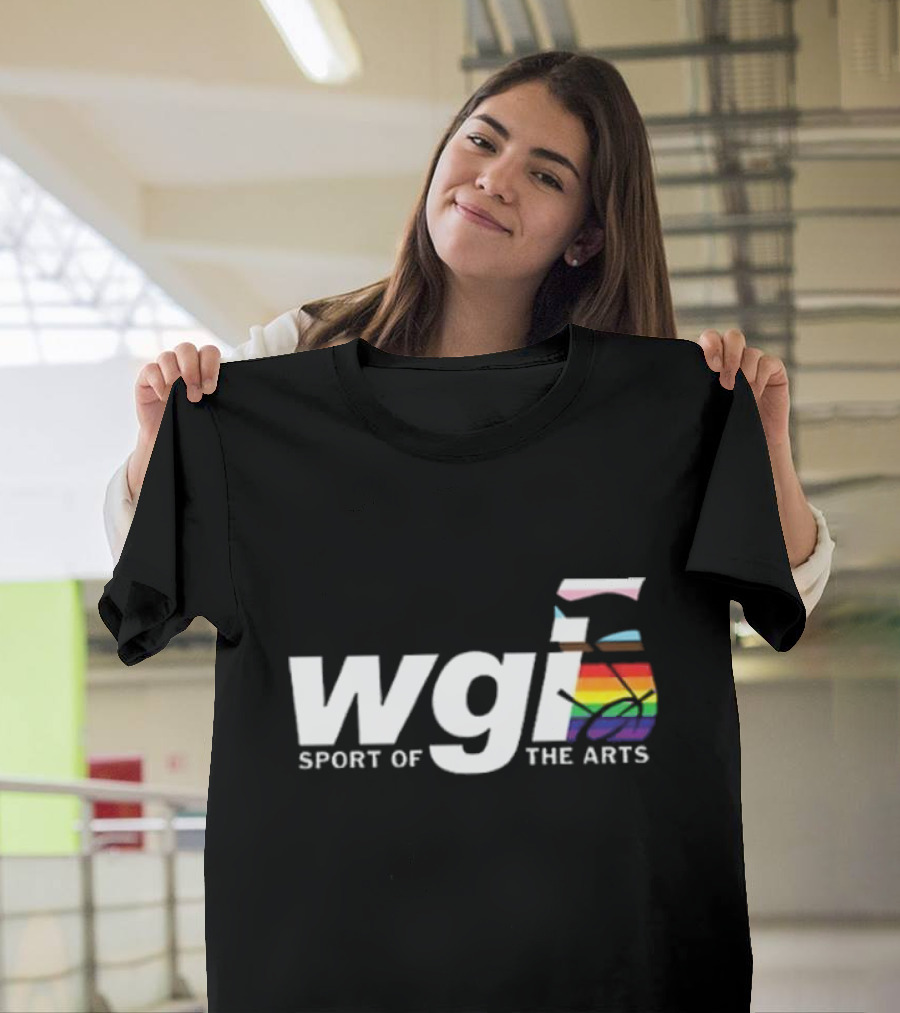 WGI Sport Of The Arts Pride Month Rainbow Flag T-Shirt