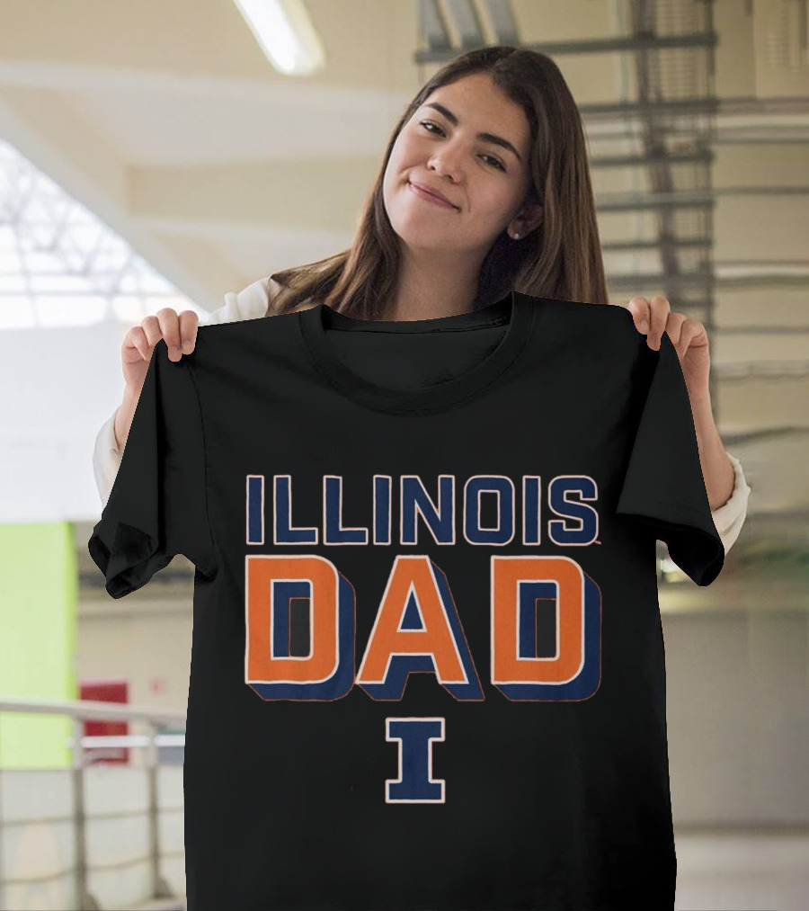 Illinois Dad Fighting Illini T-Shirt