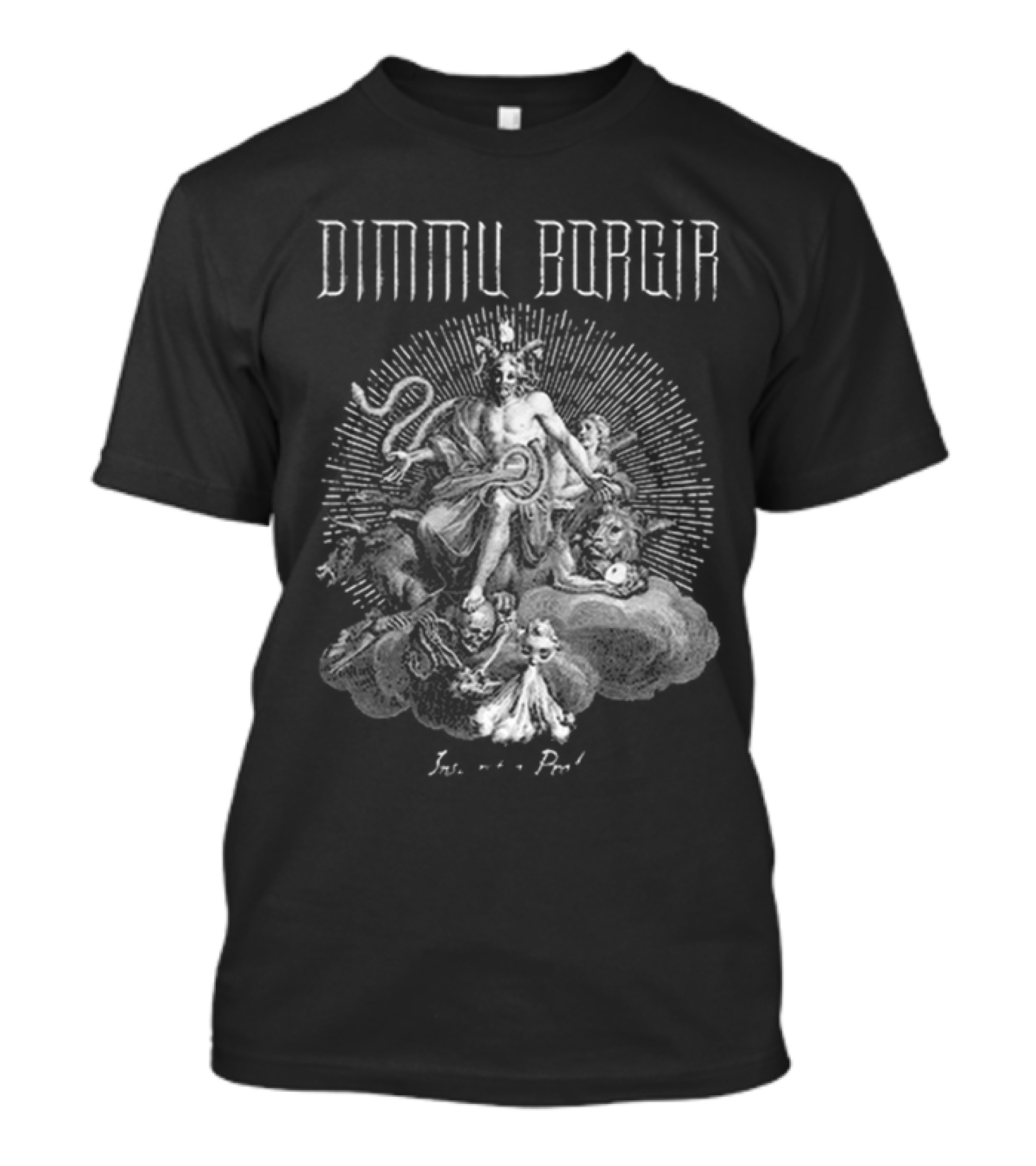 Dimmu Borgir Ins. Profanus Occult Iconography Baphomet Inspired T-Shirt