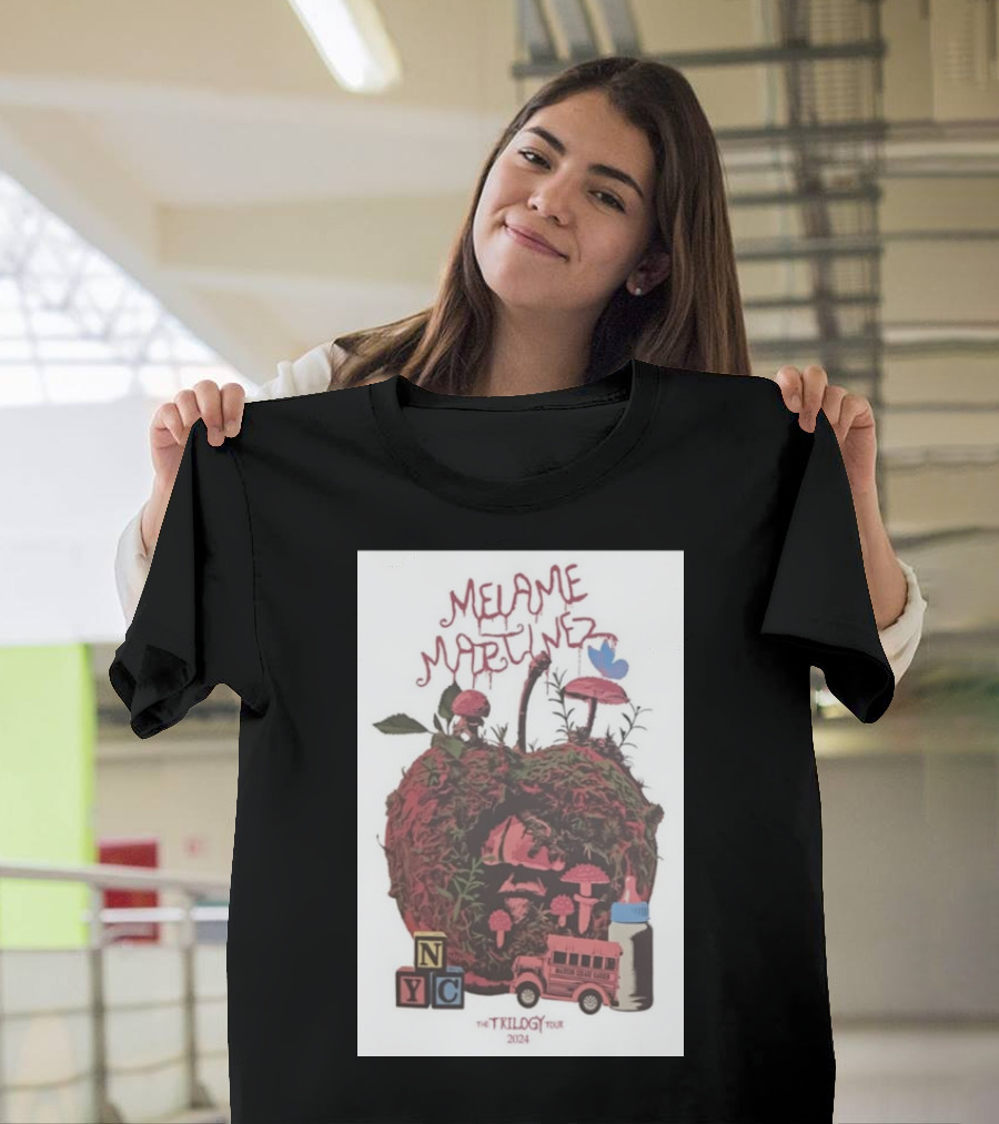 Melanie Martinez The Portals Tour NYC 2024 Apple Bus Blocks T-Shirt