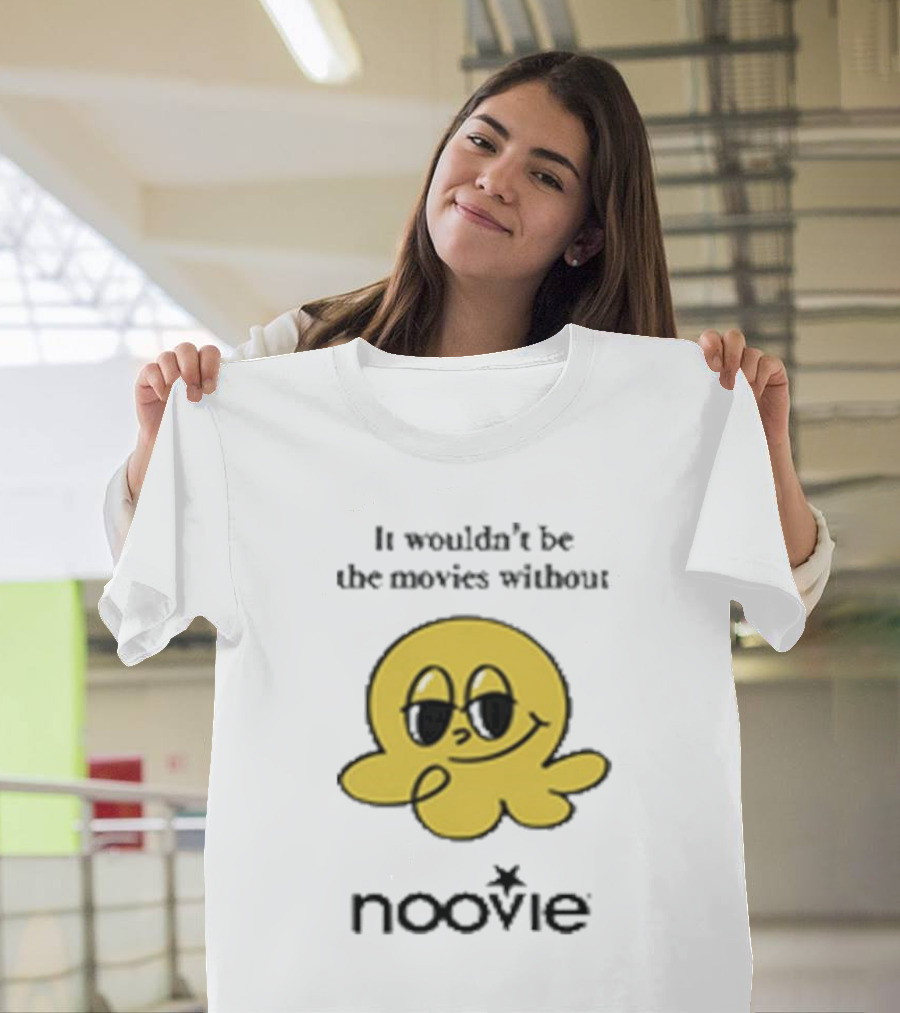 It Wouldn’t Be The Movies Without Noovie Iconic Yellow Mascot T-Shirt