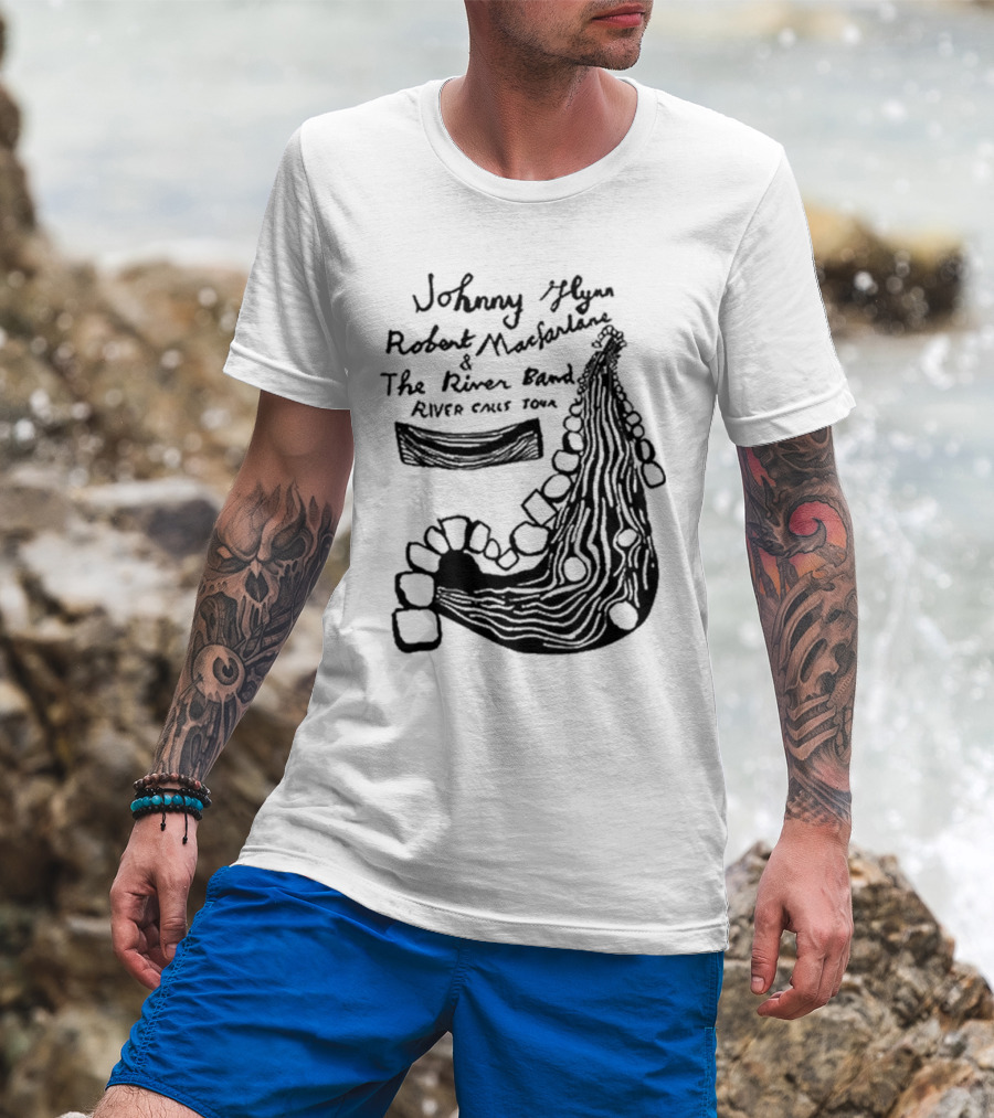 Johnny Flynn Robert Macfarlane And The River Band River Calls Tour T-Shirt