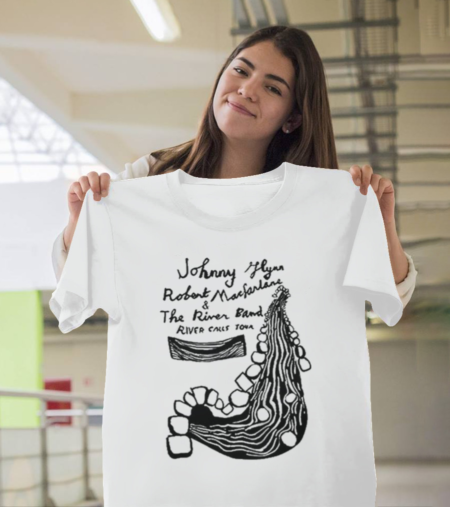 Johnny Flynn Robert Macfarlane And The River Band River Calls Tour T-Shirt