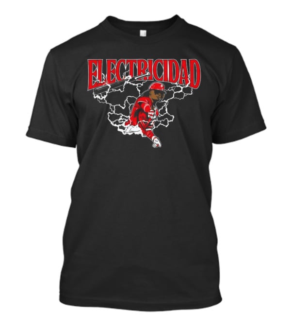 Electricidad Elly De La Cruz Cincinnati Reds T-Shirt