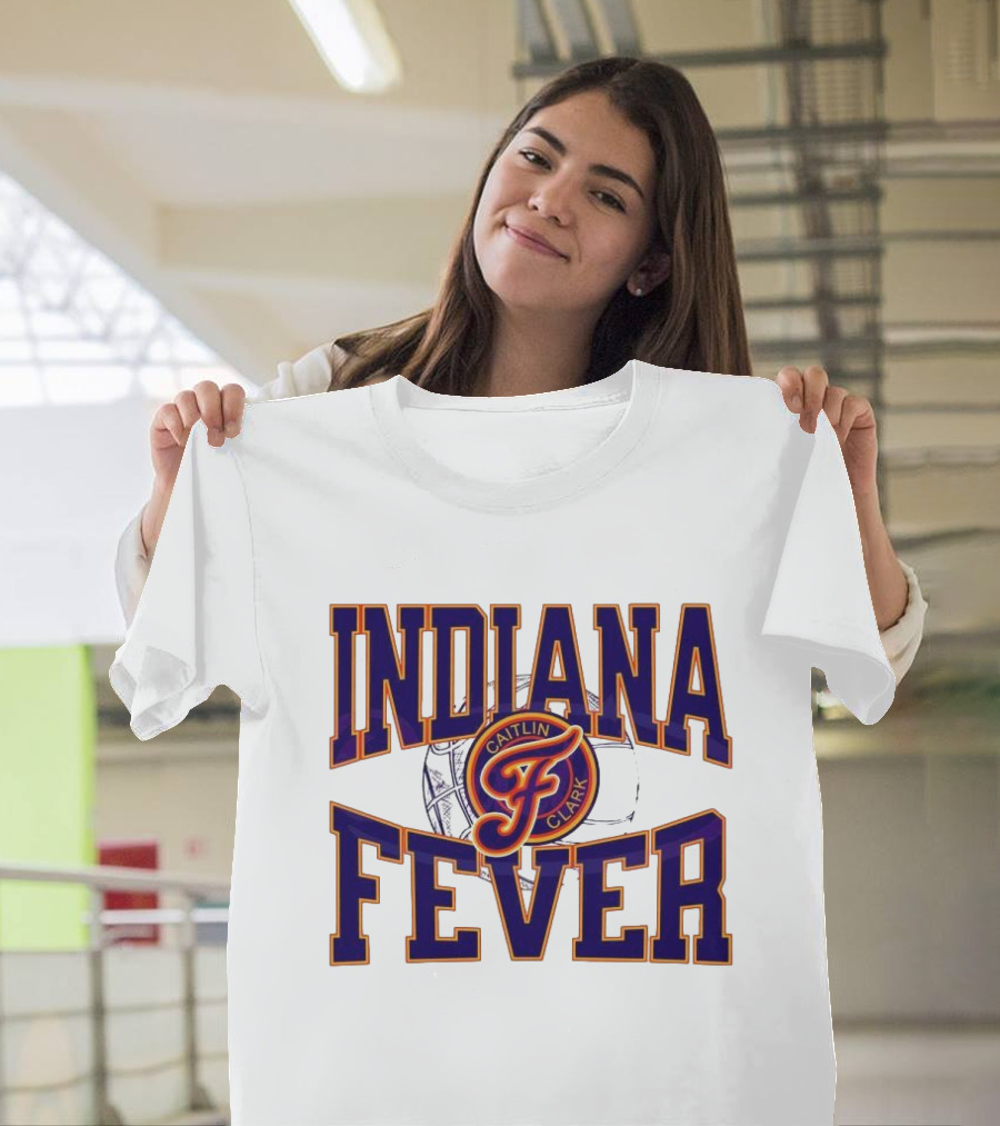 Indiana Fever Caitlin Clark Basketball Fever T-Shirt