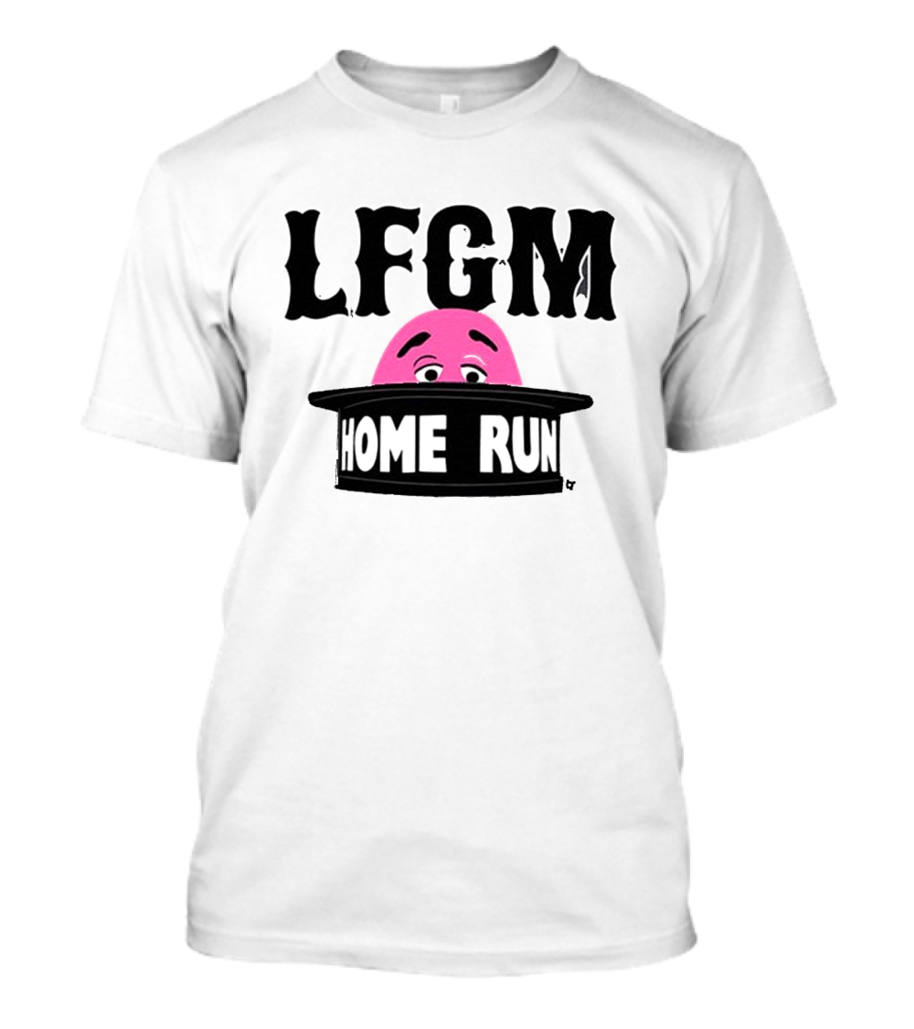 LFGM Grimace Home Run Hat Peeking T-Shirt