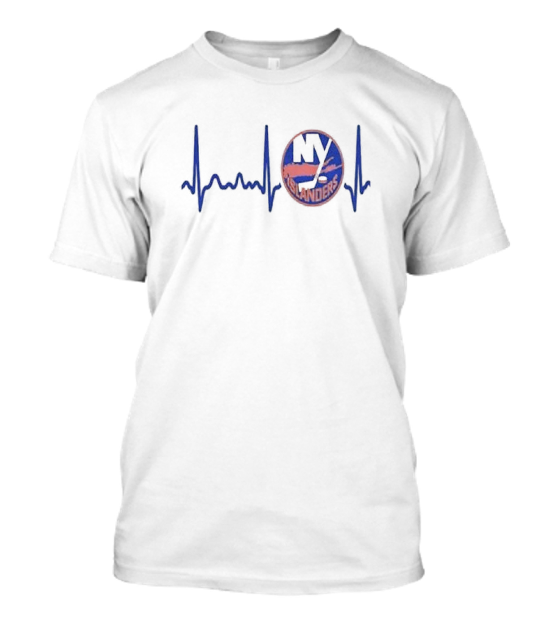 New York Islanders Heartbeat Hockey T-Shirt