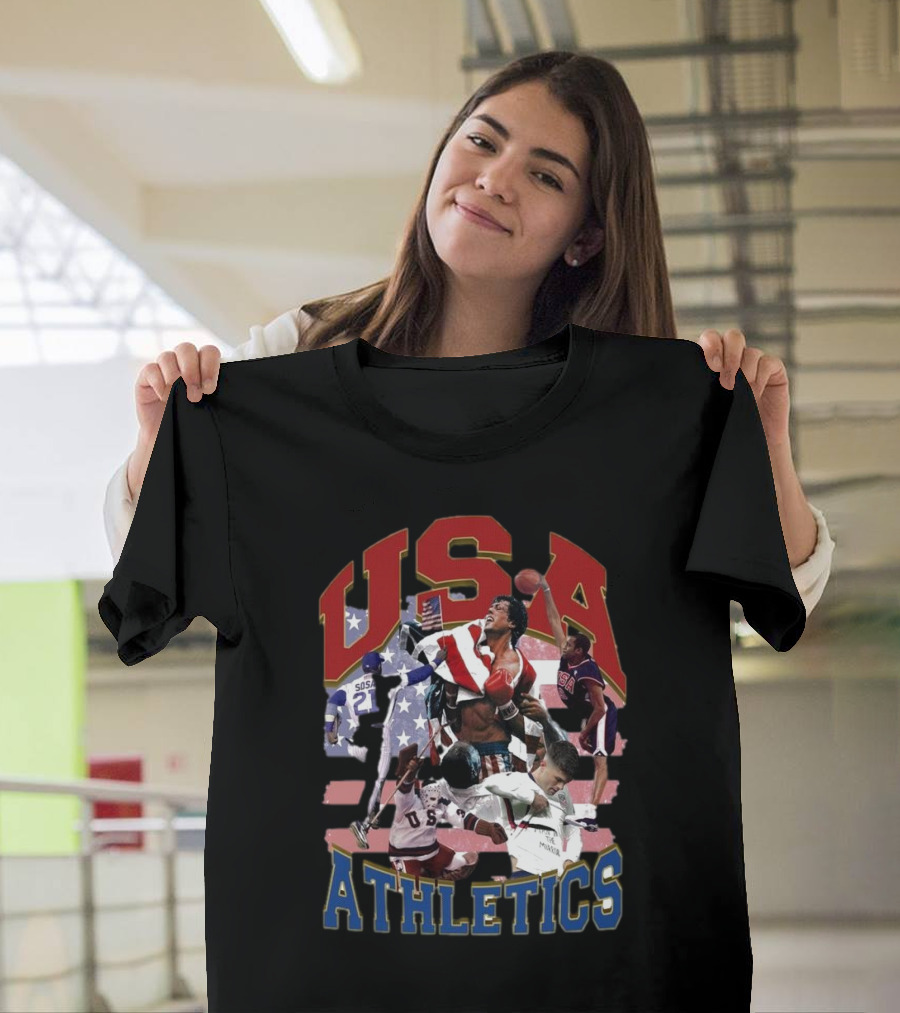 USA Athletics Almost Friday Iconic Sports Moments T-Shirt