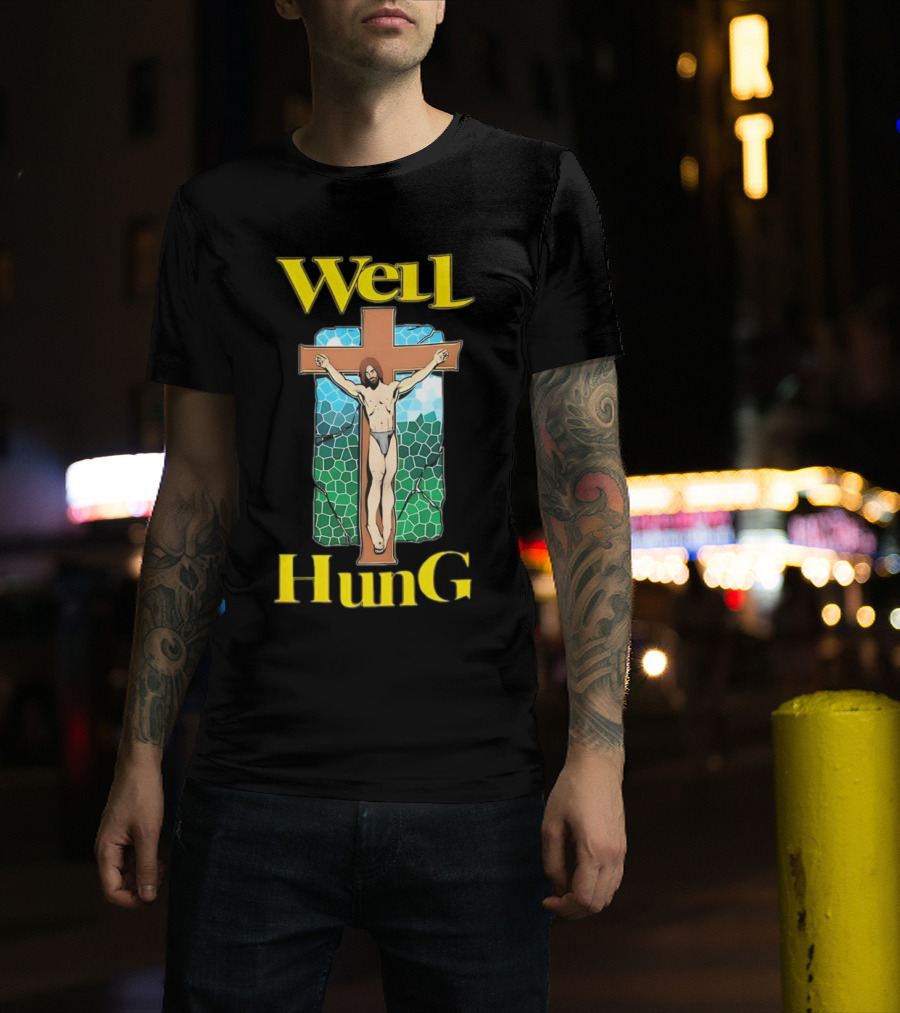 Well Hung Jesus Cross T-Shirt