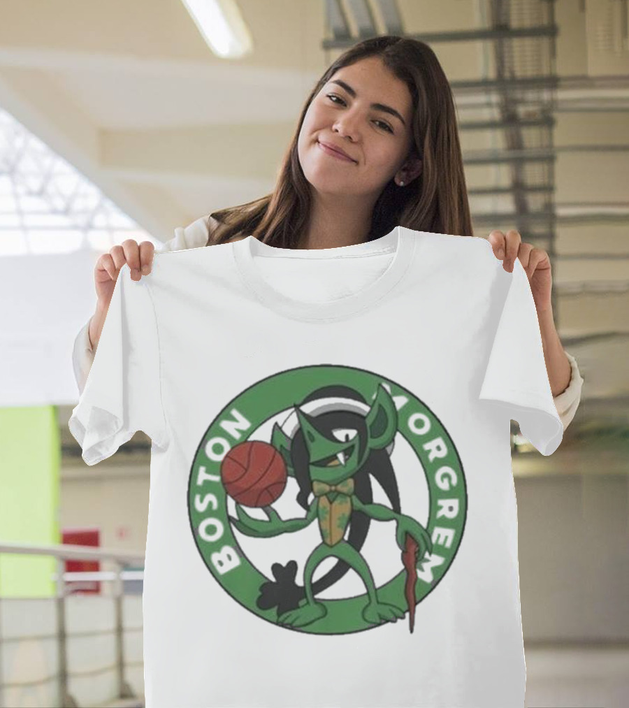 Boston Morgrem 2024 Basketball Mashup T-Shirt