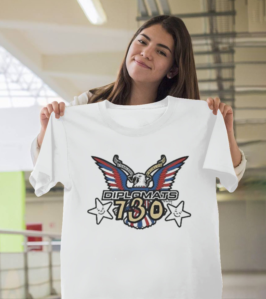Harlem World Diplomats 730 Wings Stars Emblem T-Shirt