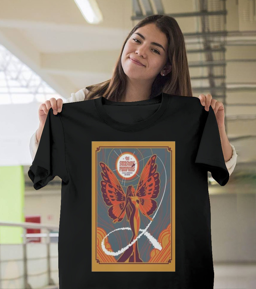 The Smashing Pumpkins June 21 2024 Hannover Germany Butterfly Angel T-Shirt