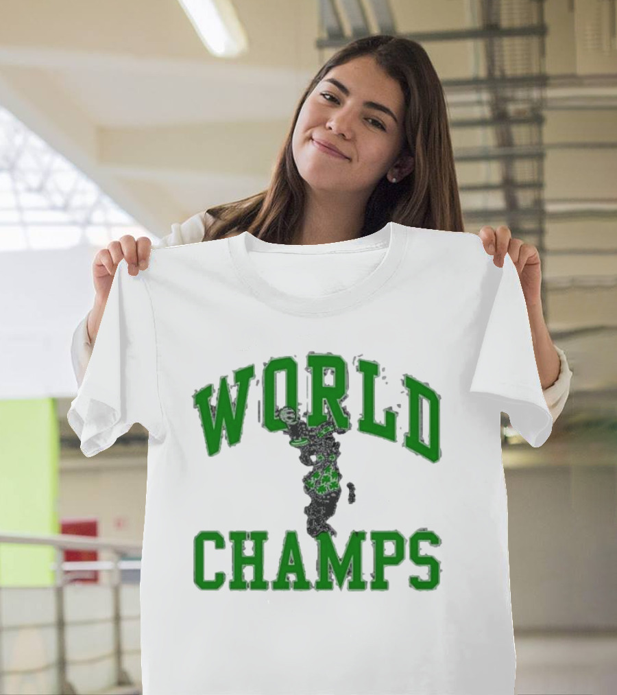 Bos World Champs Basketball Victory T-Shirt