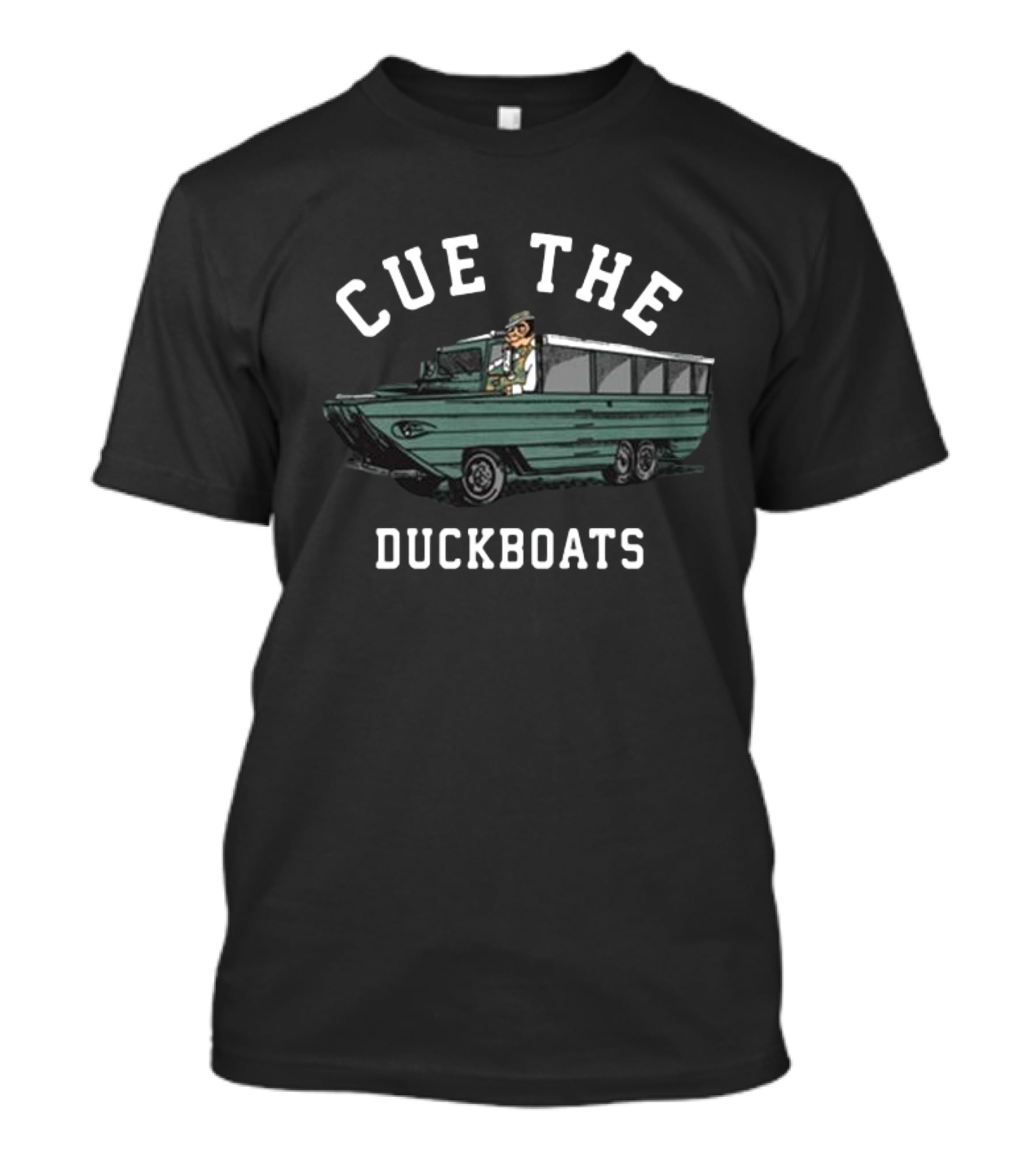 Cue The Duckboats Boston Celtics T-Shirt