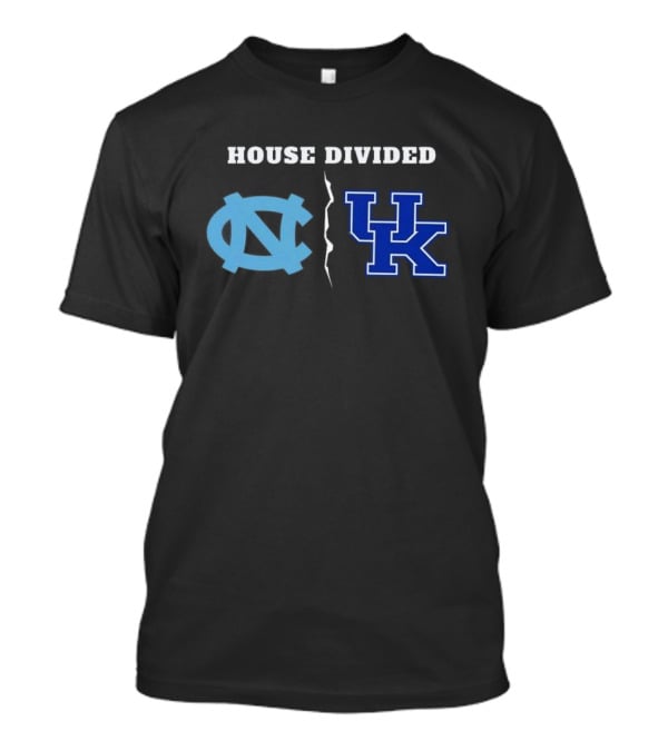 House Divided North Carolina Tar Heels Kentucky Wildcats T-Shirt