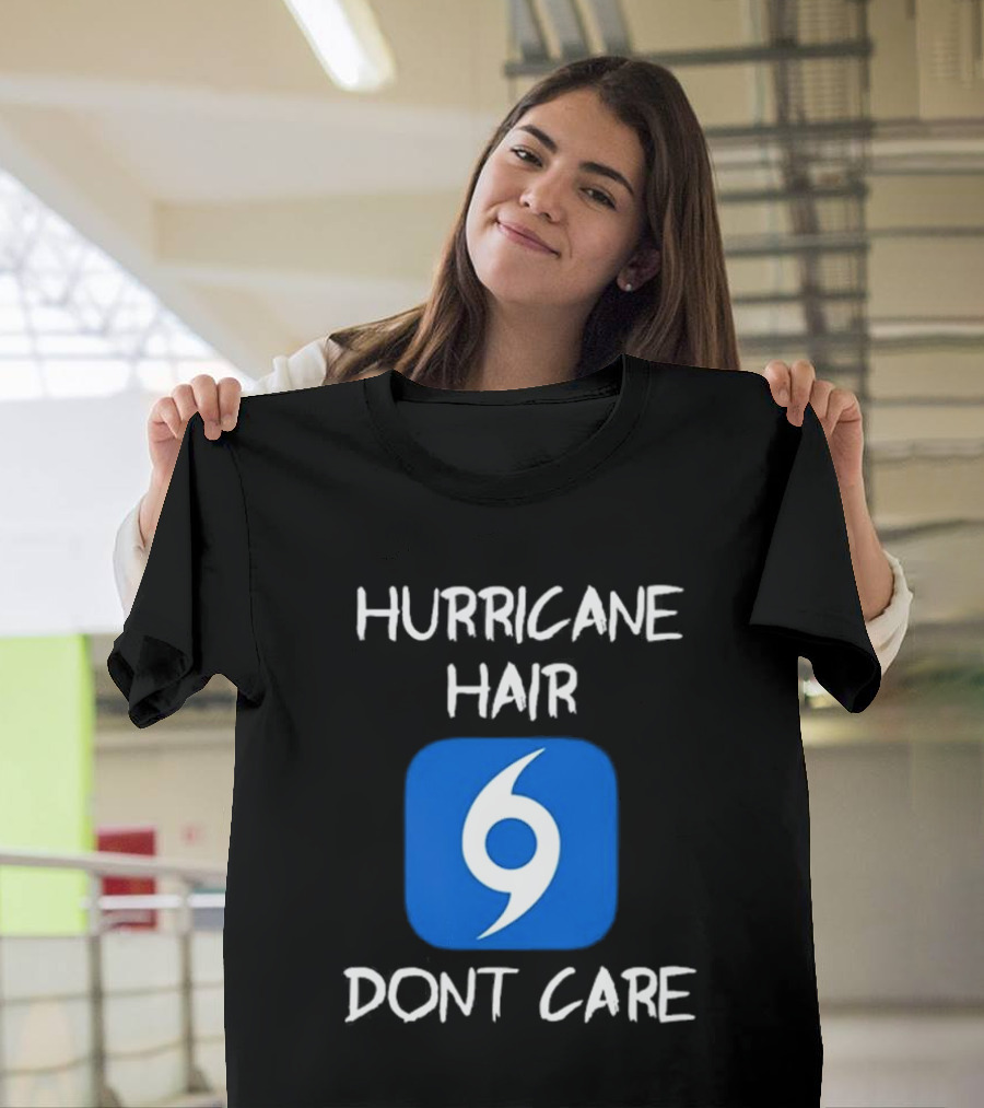 Hurricane Hair Don't Care Blue T-Shirt