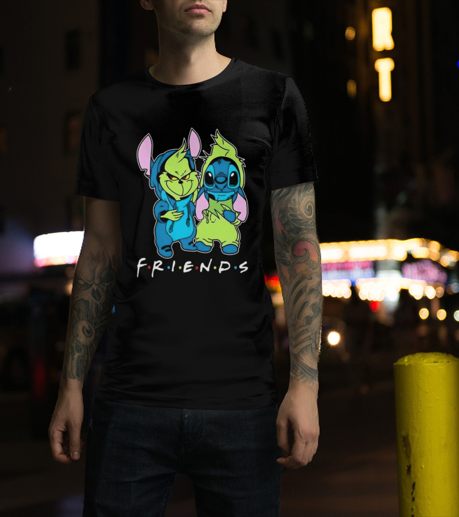 Stitch And Grinch Disney Friends Best Friends For Life T-Shirt