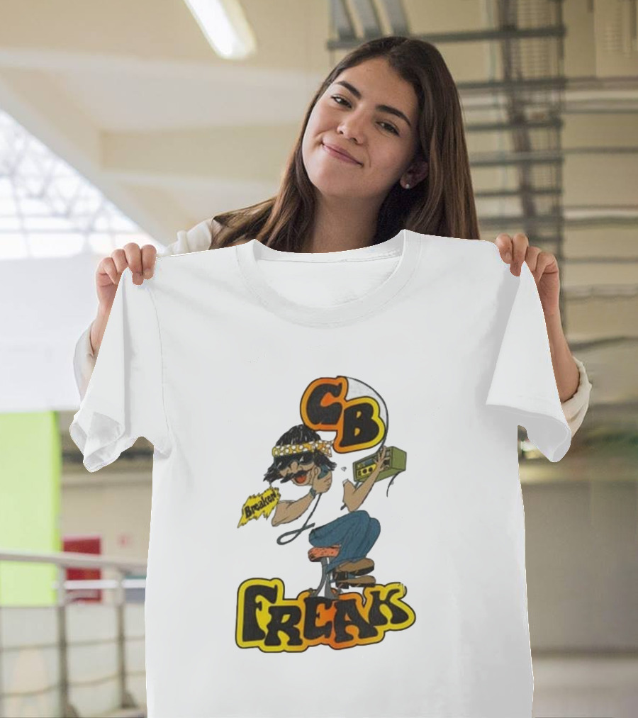CB FREAK Breaker Trucker CB Radio Enthusiast T-Shirt
