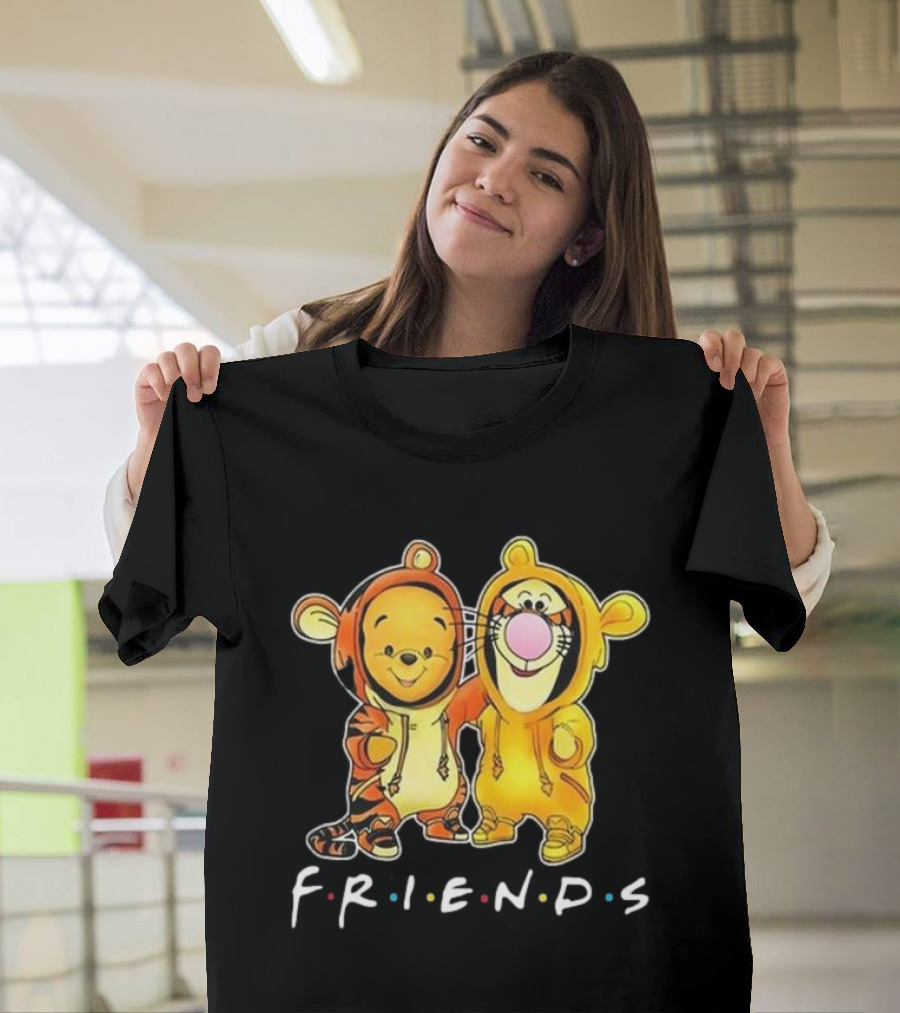 Winnie The Pooh Friends Tigger Style Hoodie Pals T-Shirt